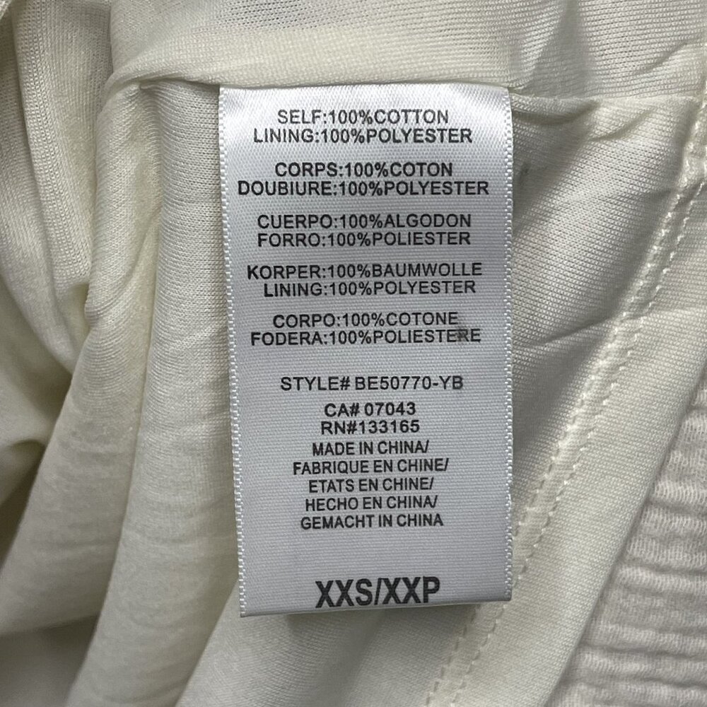 Anthropologie Eri + Ali Boho Pheasant Dress XXS Cream - Picture 3 of 6